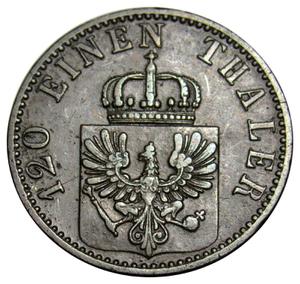 Prussia, Kingdom of / Three Pfennige 1870 - obverse photo