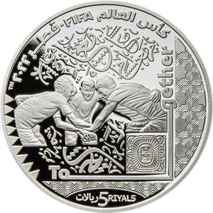 Qatar / Silver Ounce 2022 FIFA World Cup - Together - reverse photo