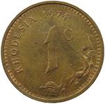 One Cent 1974: Photo Coin, Rhodesia, One Cent 1974 / thumbnail