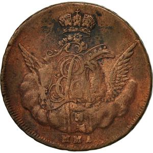 Russia, Empire of / One Kopek 1755 - obverse photo
