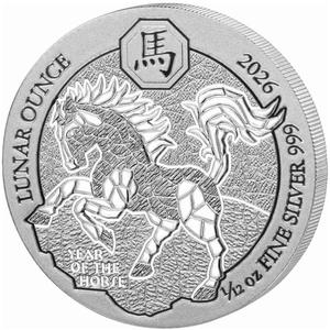 Rwanda / Silver Twelfth-Ounce 2026 Lunar Ounce - Year of the Horse - reverse photo
