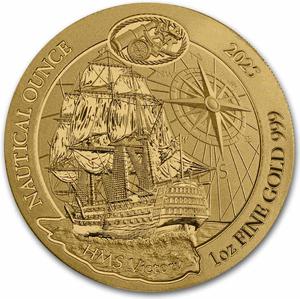 Rwanda / Gold Ounce 2025 Nautical Ounce - Victory - reverse photo