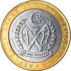 Sahrawi Arab Democratic Republic / Five Hundred Pesetas 2010 John Paul II - reverse photo
