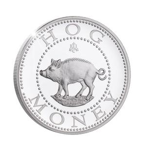 Saint Helena / Silver Ounce 2019 Hog Money - reverse photo