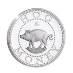 Silver Ounce 2019 Hog Money: Photo Coin, Saint Helena, Silver Ounce 2019 Hog Money / thumbnail