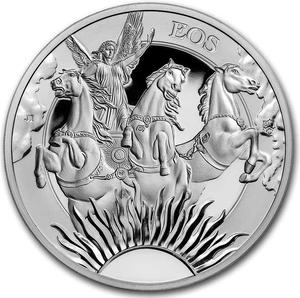 Saint Helena / Silver Ounce 2023 Goddess Eos - reverse photo