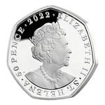 Fifty Pence Silver 2022 Goose and the Golden Egg: Photo Coin, Saint Helena, Fifty Pence Silver 2022 Goose and the Golden Egg / thumbnail