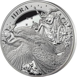 Saint Helena / Silver Ten Ounces 2022 Goddess Hera - reverse photo