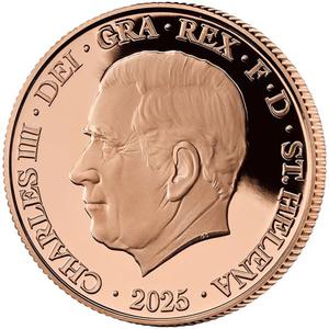 Saint Helena / Double Sovereign 2025 Victory in Europe - obverse photo