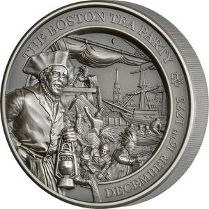 Saint Helena / Silver Two Ounces 2023 Boston Tea Party - reverse photo