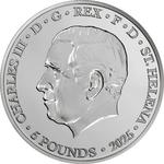Saint Helena / Silver Five Ounces 2025 Ride of Paul Revere - obverse photo