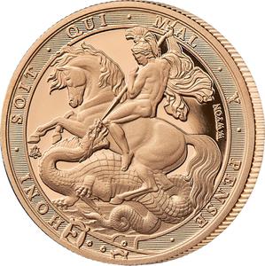 Saint Helena / Sovereign 2024 Saint George and the Dragon - reverse photo