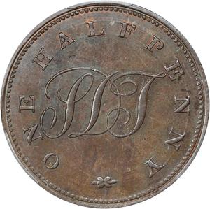 Saint Helena / Half Penny Token 1821 - reverse photo