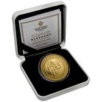 Gold Ounce 2021 Cash - The Elephant: Photo Coin, Saint Helena, Ascension and Tristan da Cunha, Gold Ounce 2021 Elephant / thumbnail