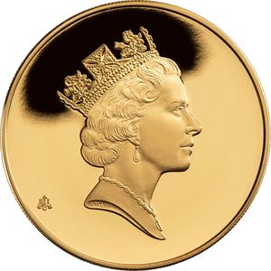 Saint Helena / Gold Ounce 2022 Queen Elizabeth II - Raphael Maklouf Portrait - reverse photo