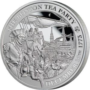 Saint Helena / Silver Ounce 2023 Boston Tea Party, Proof - reverse photo