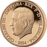 Saint Helena / Sovereign 2024 Saint George and the Dragon / Piedfort - obverse photo