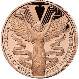 Saint Helena / Double Sovereign 2025 Victory in Europe - reverse photo
