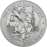 Saint Helena / Silver Five Ounces 2025 Ride of Paul Revere - reverse photo