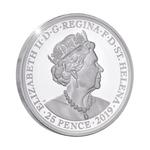 Silver Ounce 2019 One Rupee: Photo Coin, Saint Helena, Silver Ounce 2019 One Rupee / thumbnail