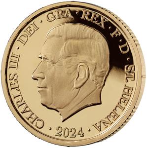 Saint Helena / Two Guineas 2024 Cruciform and Sceptre - obverse photo