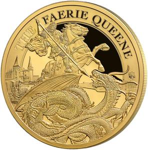 Saint Helena / Gold Ounce 2024 Faerie Queene - Redcrosse and the Dragon - reverse photo