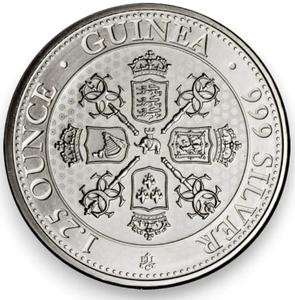 Saint Helena / Silver Ounce and Quarter 2021 Sceptre Guinea - reverse photo