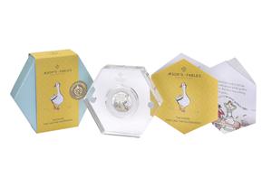 Saint Helena / Fifty Pence Silver 2022 Goose and the Golden Egg - obverse photo