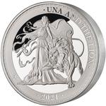 Silver Kilo 2021 Una and the Lion: Photo Coin, Saint Helena, Silver Kilo 2021 Una and the Lion / thumbnail