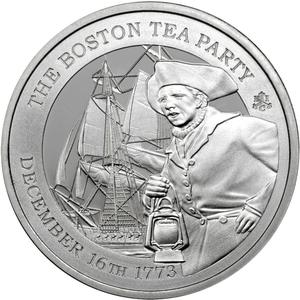 Saint Helena / Silver Ounce 2023 Boston Tea Party, Bullion - reverse photo