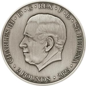 Saint Helena / Silver Two Ounces 2025 Ride of Paul Revere - obverse photo