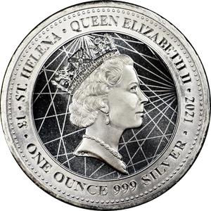 Saint Helena / Silver Ounce 2021 Britannia - obverse photo