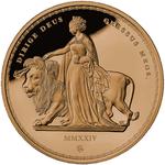 Saint Helena / Five Sovereigns 2024 Una and the Lion - reverse photo