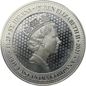 Saint Helena / Silver Ounce and Quarter 2021 Military Guinea - obverse photo