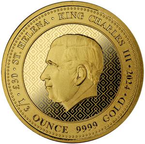 Saint Helena / Gold Third Ounce 2024 King's Virtues - Victory - obverse photo