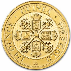Saint Helena / Gold Quarter Ounce 2021 Sceptre Guinea - reverse photo