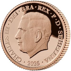 Saint Helena / Quarter Sovereign 2025 Victory in Europe - obverse photo