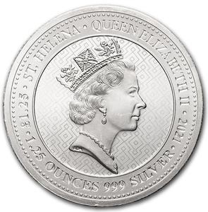 Saint Helena / Silver Ounce and Quarter 2021 Seated Britannia - obverse photo
