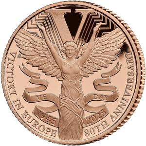 Saint Helena / Half Sovereign 2025 Victory in Europe - reverse photo