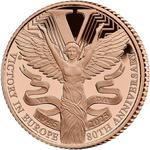 Saint Helena / Half Sovereign 2025 Victory in Europe - reverse photo