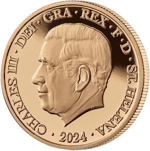 Saint Helena / Sovereign 2024 Saint George and the Dragon - obverse photo