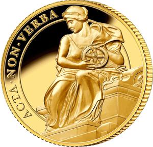 Saint Helena / Gold Ounce 2022 Queen's Virtues - Constancy - reverse photo