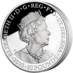 Saint Helena / Silver Kilo 2022 Faerie Queene - Una and Redcrosse - obverse photo