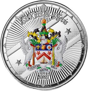 Saint Kitts and Nevis / Silver Ounce 2024 Coat of Arms