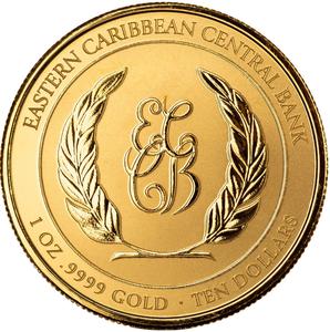 Saint Lucia / Gold Ounce 2023 Coat of Arms of Saint Lucia - obverse photo