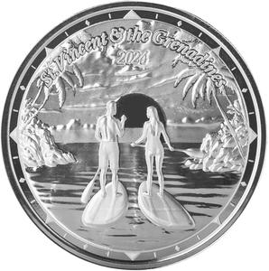 Saint Vincent and the Grenadines / Silver Ounce 2024 Paddleboard Couple - reverse photo