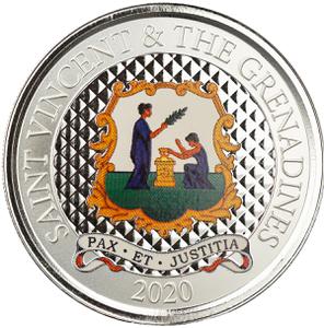 Saint Vincent and the Grenadines / Silver Ounce 2020 Pax et Justitia