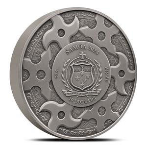 Samoa / Silver Five Ounces 2024 Samurai - obverse photo