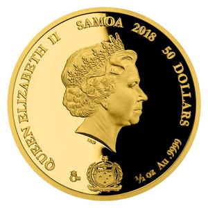 Samoa / Gold Half Ounce 2018 Ivan Hlinka - obverse photo