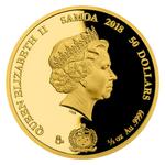 Gold Half Ounce 2018 Ivan Hlinka: Photo Coin, Samoa, Gold Half Ounce 2018 Ivan Hlinka / thumbnail